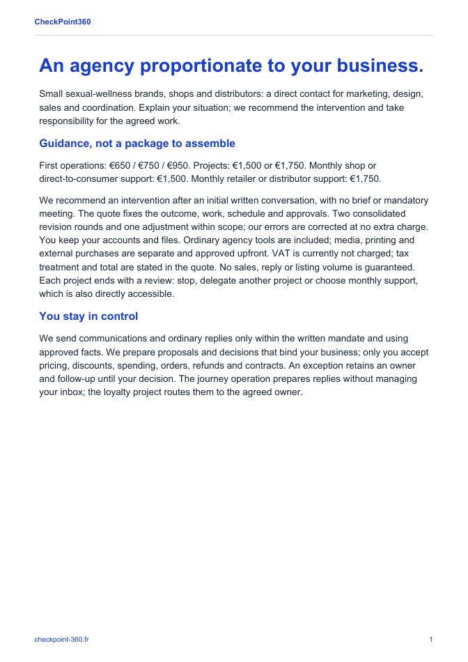 CheckPoint360 · first PDF page