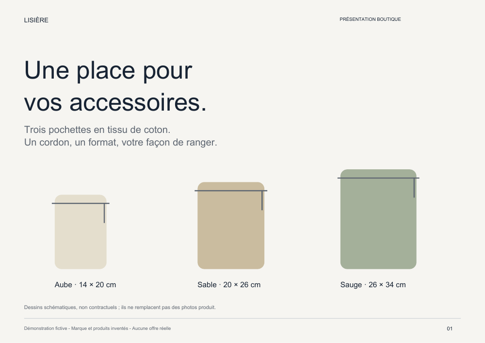 Lisière · démonstration fictive