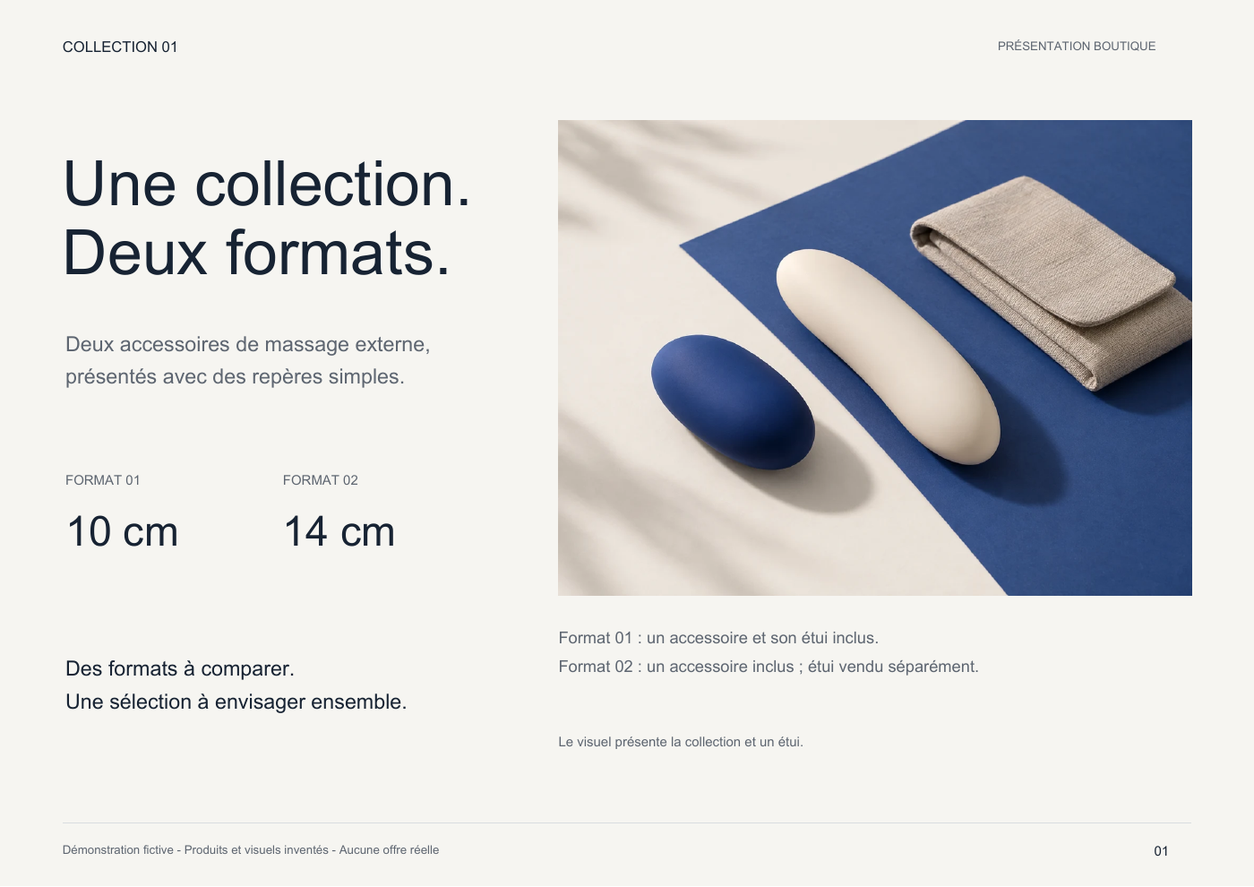 Collection 01 · première page du PDF